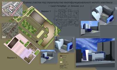 Оценка участков под строительство жилого комплекса. г.Санкт-Петербург